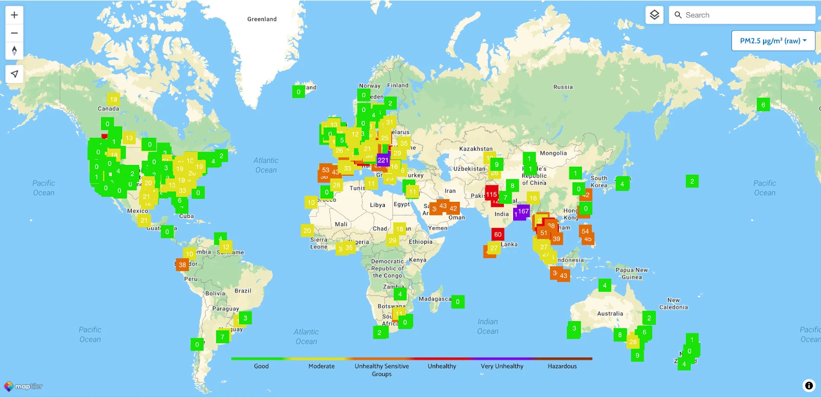 AirGradient Community on the map